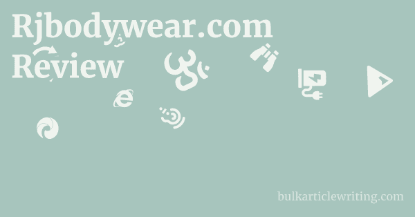 Rjbodywear.com Review 1 by