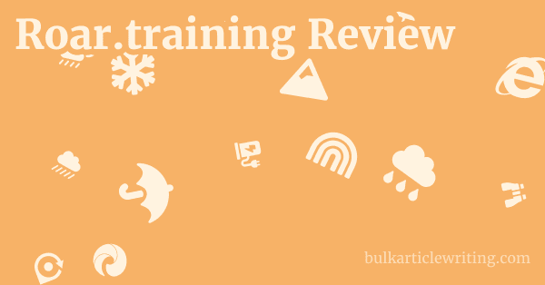 Roar.training Review 1 by