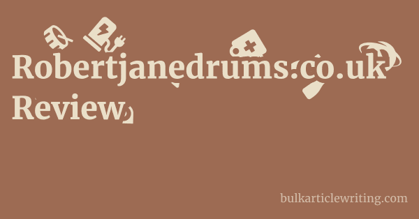 Robertjanedrums.co.uk Review 1 by