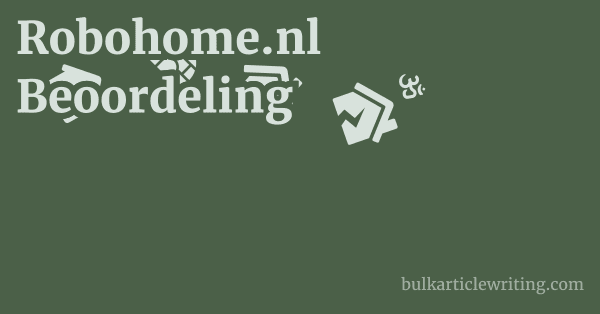 Robohome.nl Beoordeling 1 by