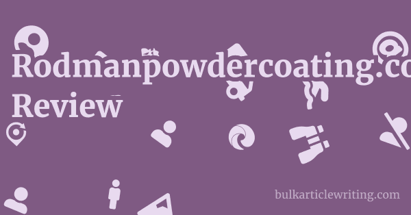 Rodmanpowdercoating.co.uk Review 1 by