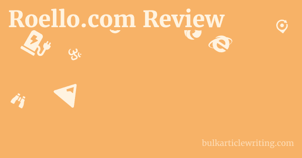 Roello.com Review 1 by Partners