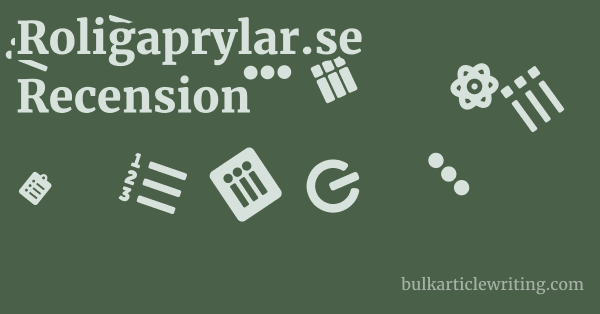 Roligaprylar.se Recension 1 by
