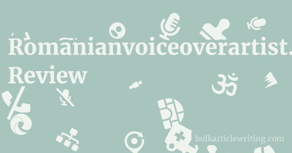 Romanianvoiceoverartist.com Review 1 by