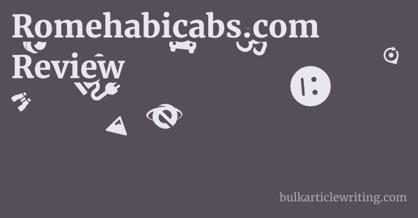 Romehabicabs.com Review 1 by
