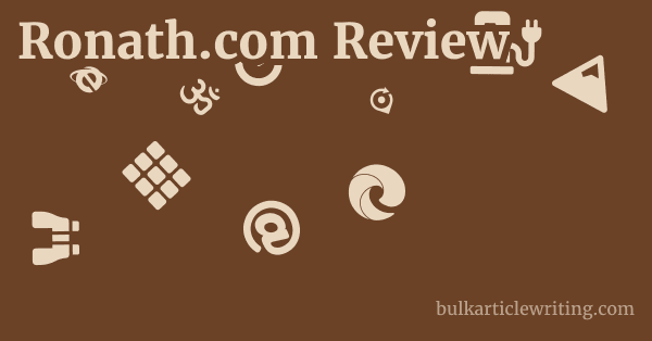 Ronath.com Review 1 by