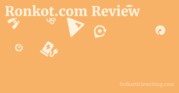 Ronkot.com Review 1 by