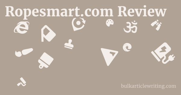 Ropesmart.com Review 1 by