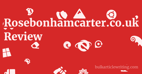 Rosebonhamcarter.co.uk Review 1 by