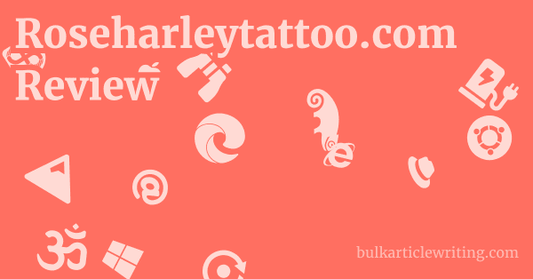 Roseharleytattoo.com Review 1 by Partners