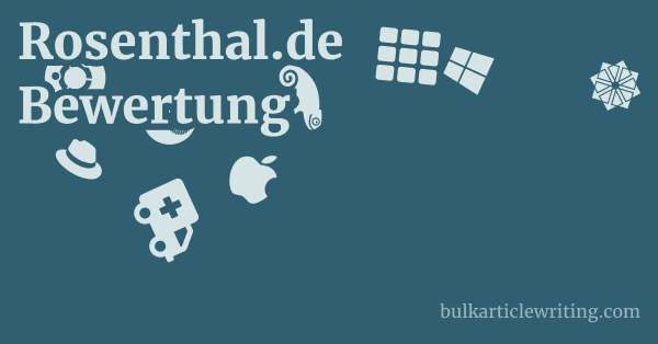 Rosenthal.de Bewertung 1 by