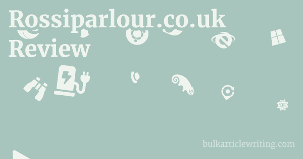 Rossiparlour.co.uk Review 1 by Partners