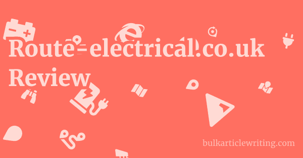 Route-electrical.co.uk Review 1 by Partners