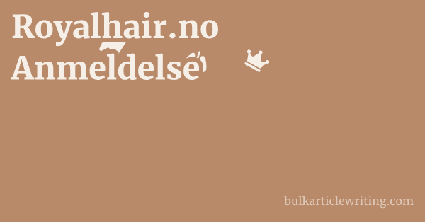 Royalhair.no Anmeldelse 1 by Partners