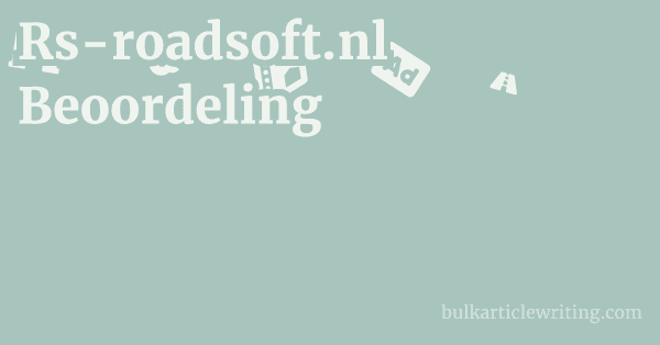 Rs-roadsoft.nl Beoordeling 1 by