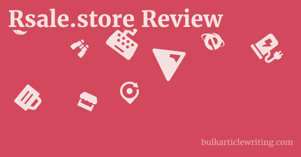 Rsale.store Review 1 by