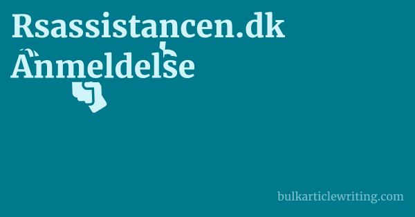 Rsassistancen.dk Anmeldelse 1 by