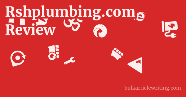 Rshplumbing.com Review 1 by