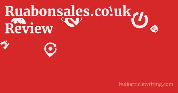 Ruabonsales.co.uk Review 1 by