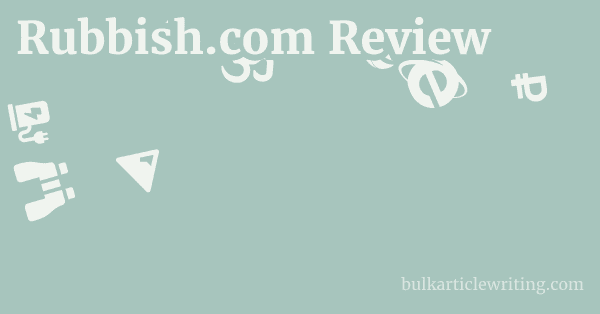 Rubbish.com Review 1 by