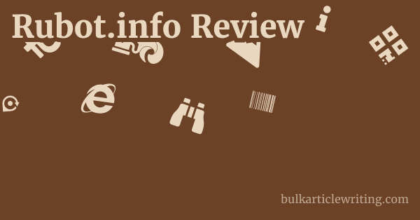 Rubot.info Review 1 by
