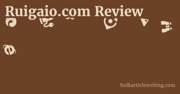 Ruigaio.com Review 1 by