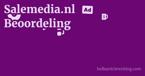 Salemedia.nl Beoordeling 1 by
