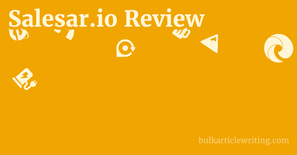 Salesar.io Review 1 by