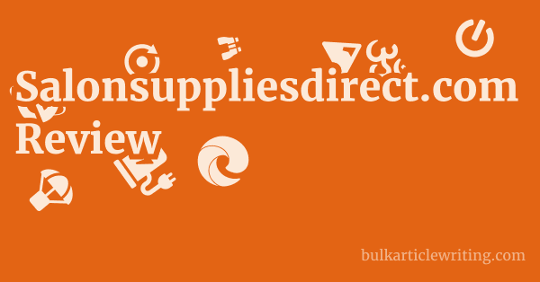 Salonsuppliesdirect.com Review 1 by