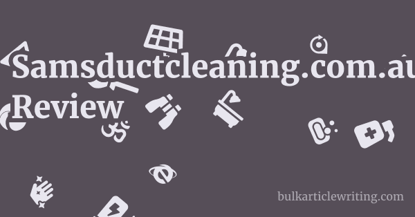 Samsductcleaning.com.au Review 1 by