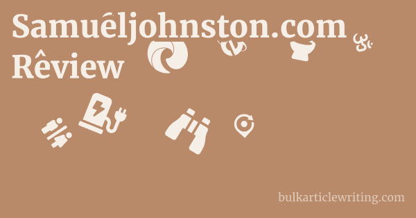 Samueljohnston.com Review 1 by Partners