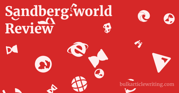 Sandberg.world Review 1 by Partners