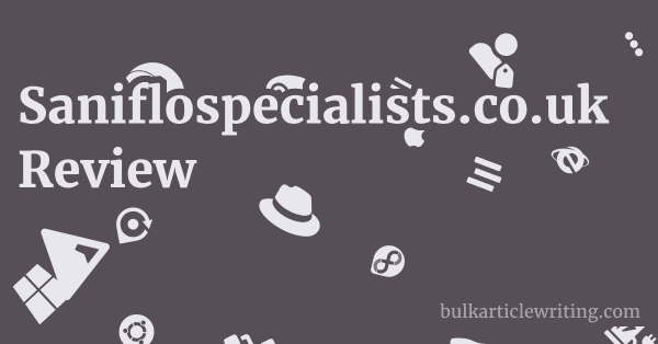 Saniflospecialists.co.uk Review 1 by Partners