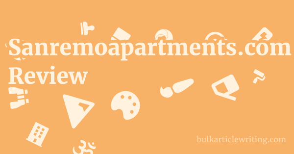 Sanremoapartments.com Review 1 by