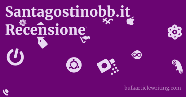 Santagostinobb.it Recensione 1 by