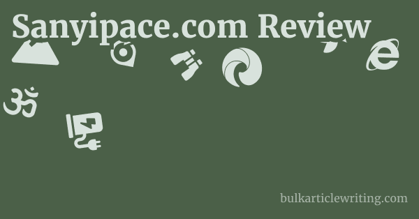 Sanyipace.com Review 1 by