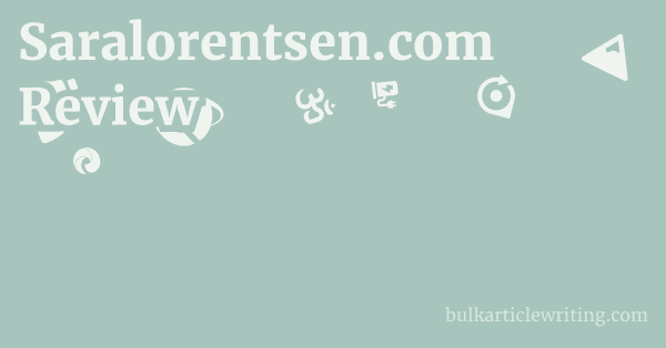 Saralorentsen.com Review 1 by
