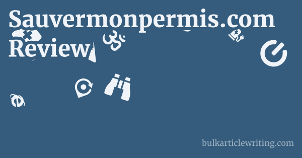 Sauvermonpermis.com Review 1 by