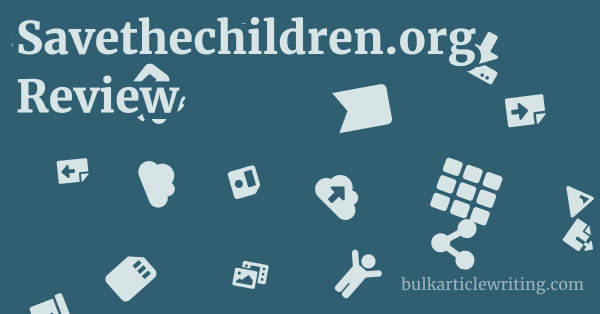 Savethechildren.org Review 1 by