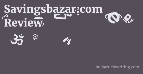 Savingsbazar.com Review 1 by