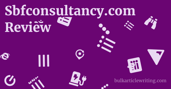 Sbfconsultancy.com Review 1 by Partners