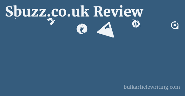 Sbuzz.co.uk Review 1 by