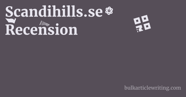 Scandihills.se Recension 1 by