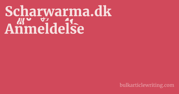 Scharwarma.dk Anmeldelse 1 by Partners