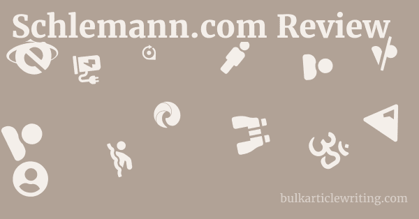 Schlemann.com Review 1 by