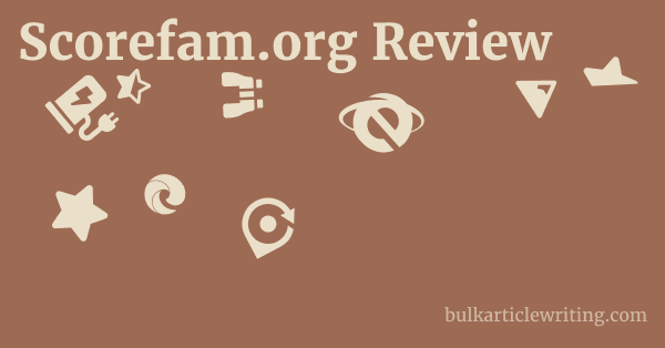 Scorefam.org Review 1 by