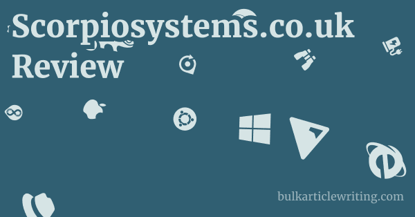 Scorpiosystems.co.uk Review 1 by Partners