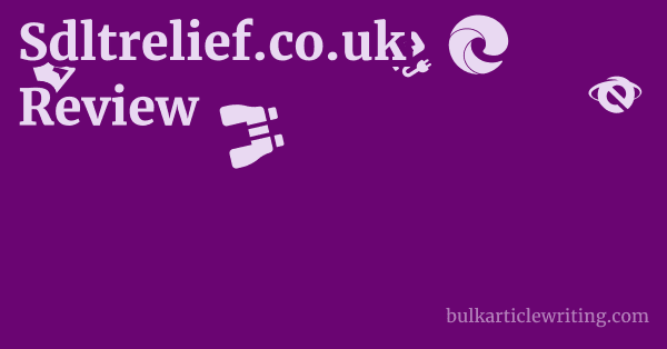 Sdltrelief.co.uk Review 1 by
