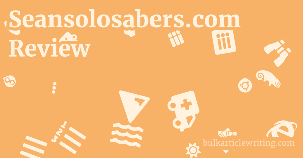 Seansolosabers.com Review 1 by