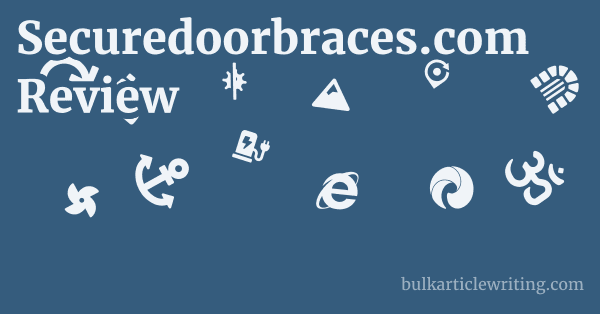 Securedoorbraces.com Review 1 by